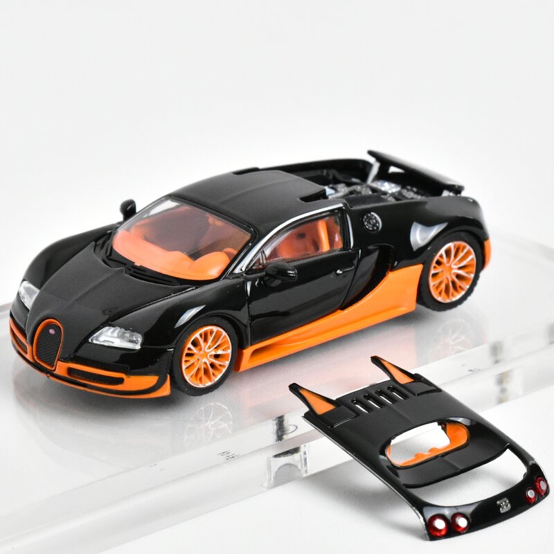 Модель литая автомобиля Bugatti Veyron Mortal 1:64