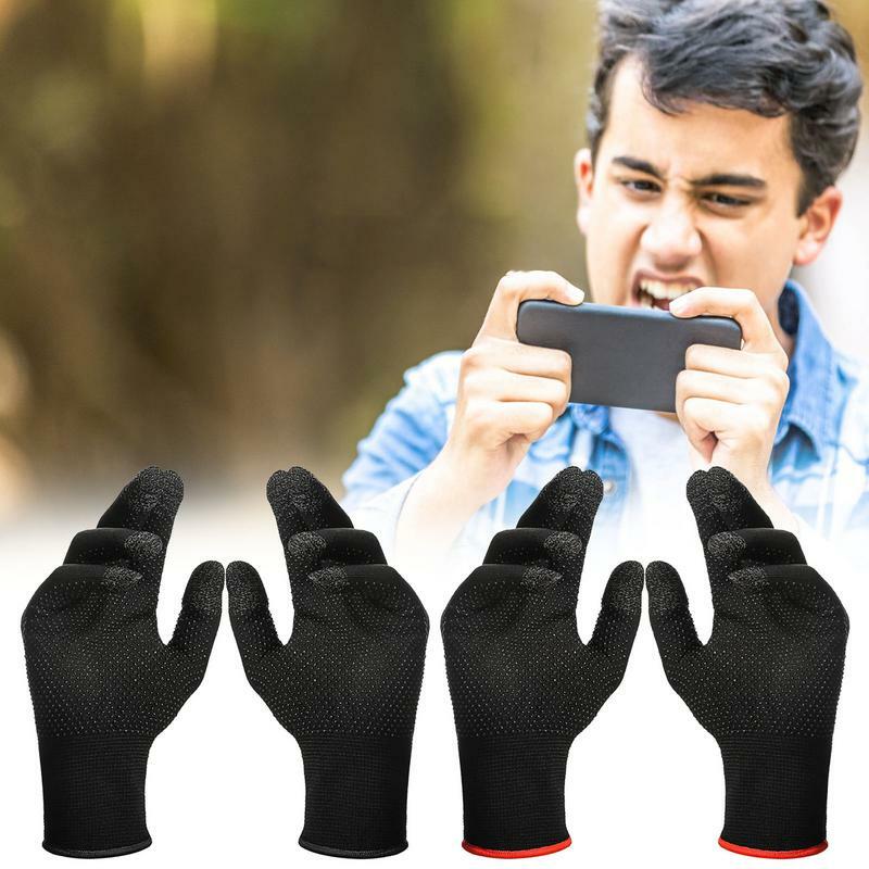 Sarung tangan musim dingin pria dan wanita, 2 buah sarung tangan hangat cuaca dingin, sarung tangan kerja Freezer dengan Anti selip