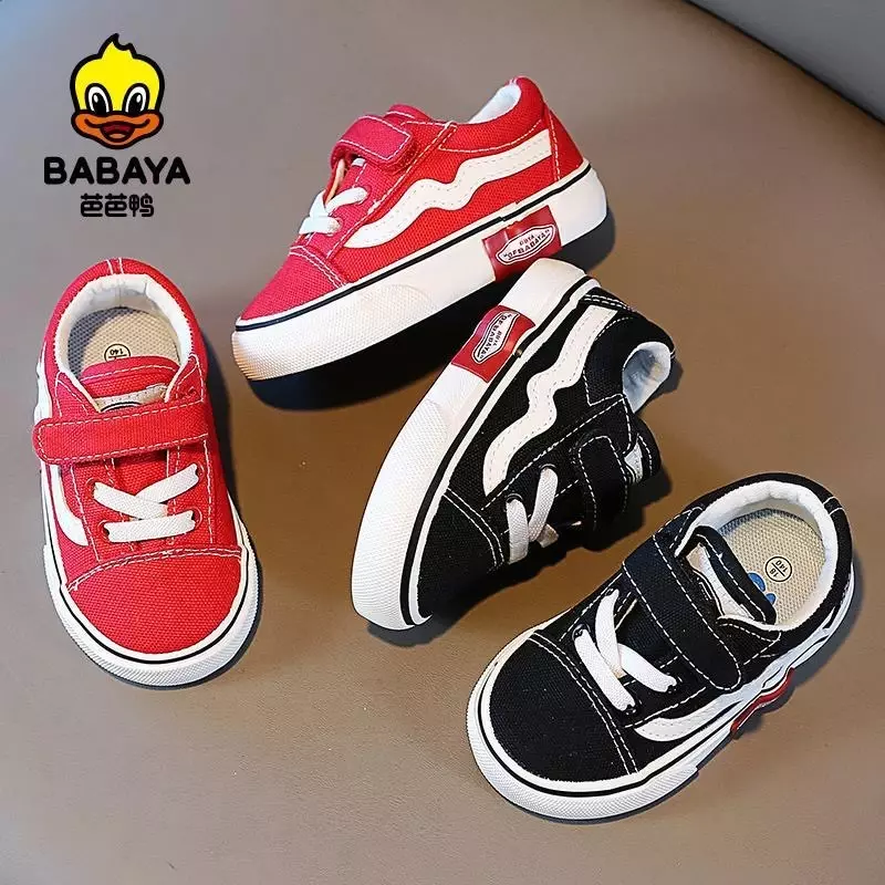 Babaya-Sapato de Lona Infantil, Sapato de Bebê de 1 a 3 anos, Sola Suave, Sapato de Caminhada, Respirável, Sapato Casual