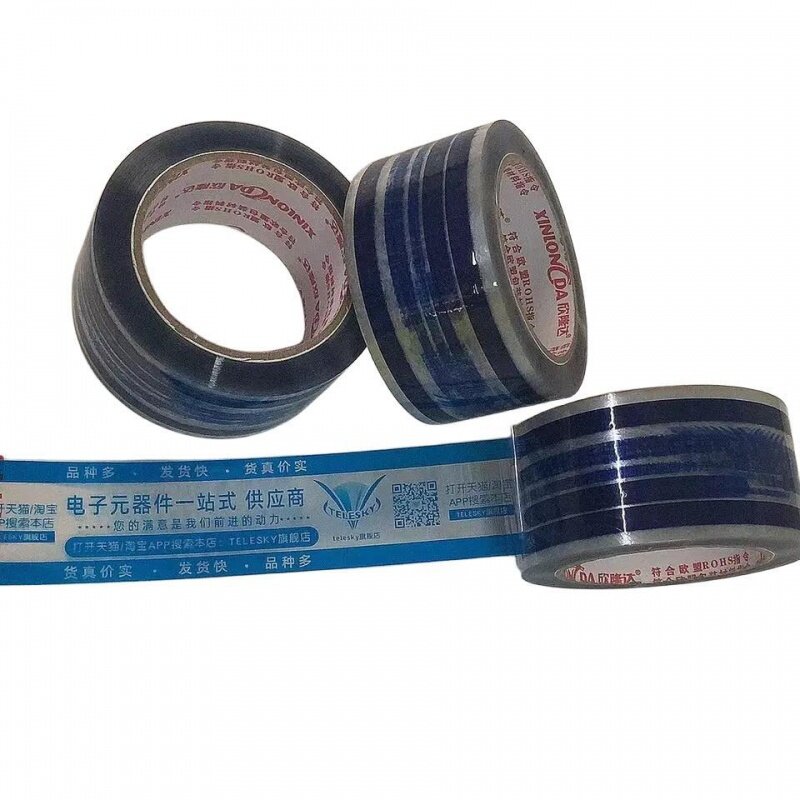 Rollo de cinta adhesiva jumbo personalizado, producto personalizado con logotipo, 55mm x 100m para embalaje