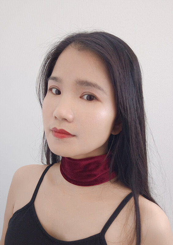 Y891 baru populer edisi Korea jaringan merah elegan leher ornamen kalung pribadi multiwarna wanita emas beludru kerah Ne