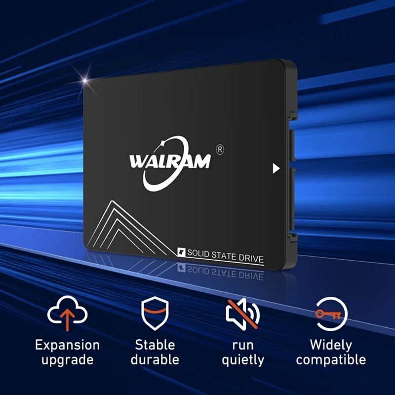 WALRAM SSD 512GB 128GB 256GB Hard Disk Drive SATA3 SSD 1TB 120GB 240GB 480GB Hdd 2.5 "Internal Solid State Drive For PC Laptop