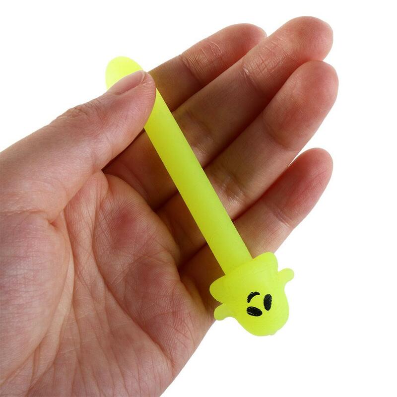 Mainan sensor fidget tali melar Remas TPR beberapa warna gelang Lala tali melar lembut