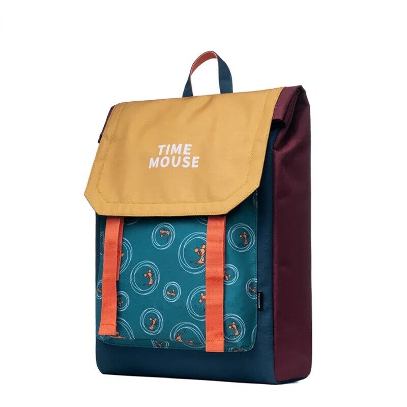 UBOT tas punggung Laptop 15 inci wanita, tas kanvas, tas ransel santai, tas kasual, tas sekolah untuk remaja