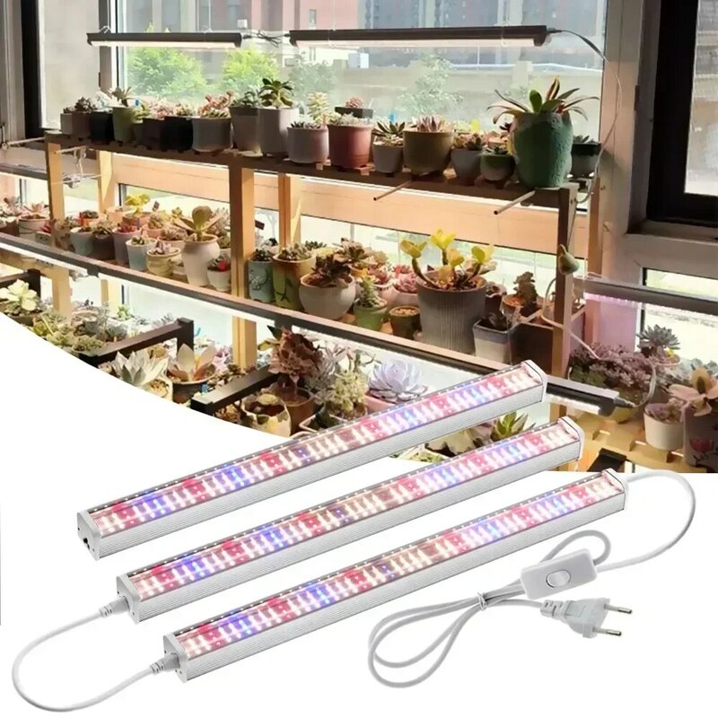 Newest 1/2/4/6PCS Full Spectrum LED Growing Lights for Greenhouse Plants Veg Flowers Fill Light Soilless Cultivation Lamps Hot