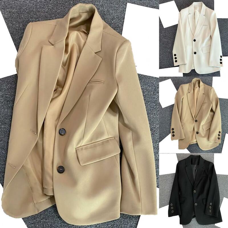 Jaket jas wanita warna polos, mantel setelan jas kantor wanita, jaket gaya wanita kantor, Blazer warna polos