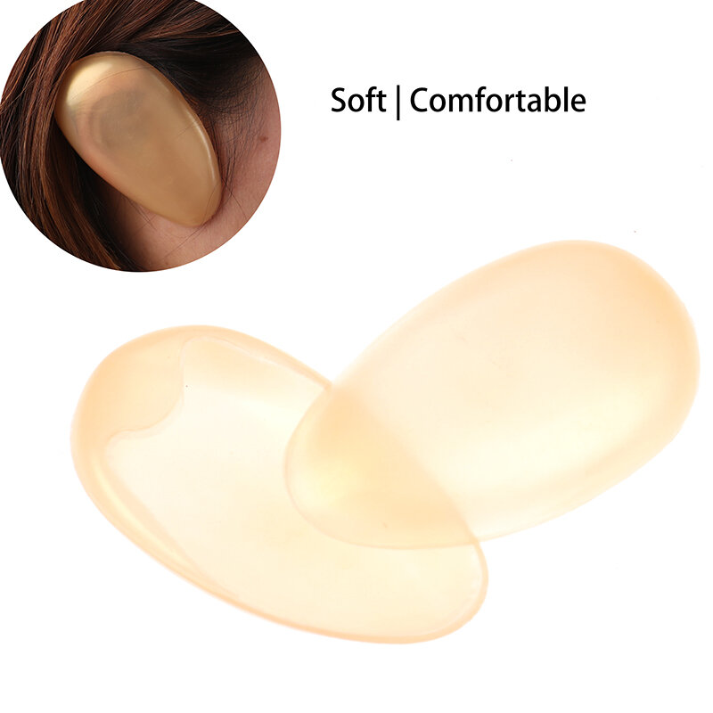 Capa de ouvido reutilizável para colorir cabelo, Escudo de tintura de cabelo, Proteger os Earmuffs, Chuveiro Caps, Impermeável, 2PCs