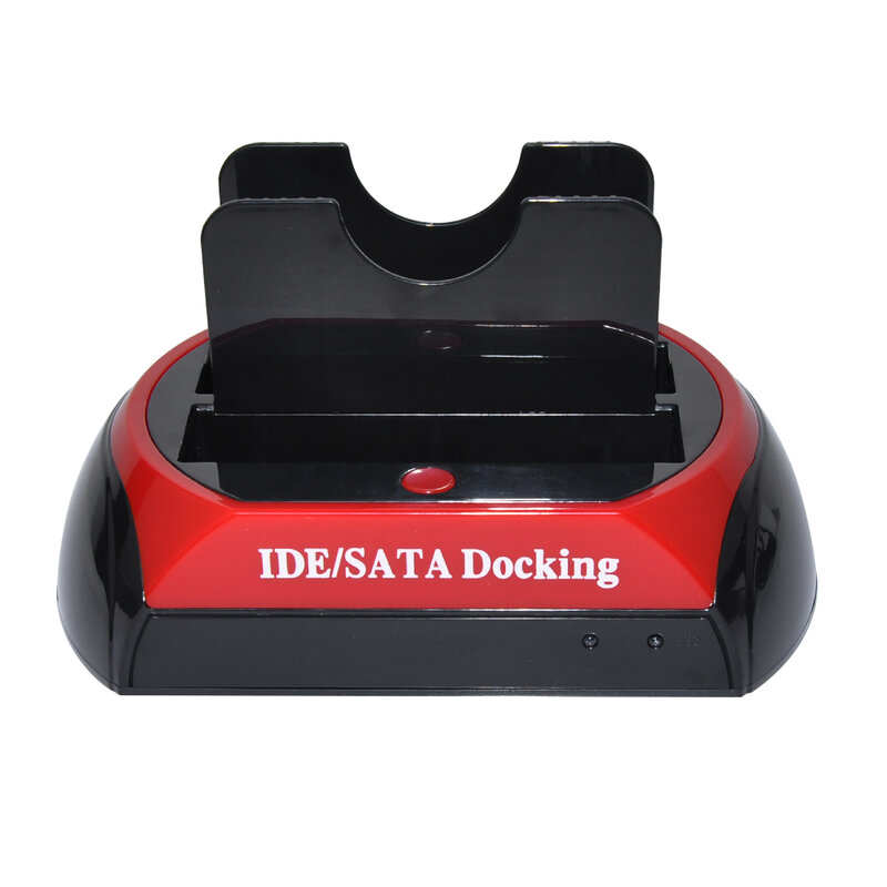USB 2.0 to IDE SATA Hard Disk OTB Cloning Dock All in One HDD Docking Station Dual Bay 2.5 Inch 3.5 Inch ESATA With Card Reader