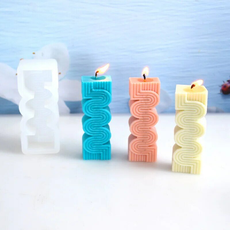 14cm Rainbow Arch Silicone Mold DIY Candle Mold Geometry Candle Making Epoxy Resin Soap Gypsum Chocolate Mould Craft Home Decor