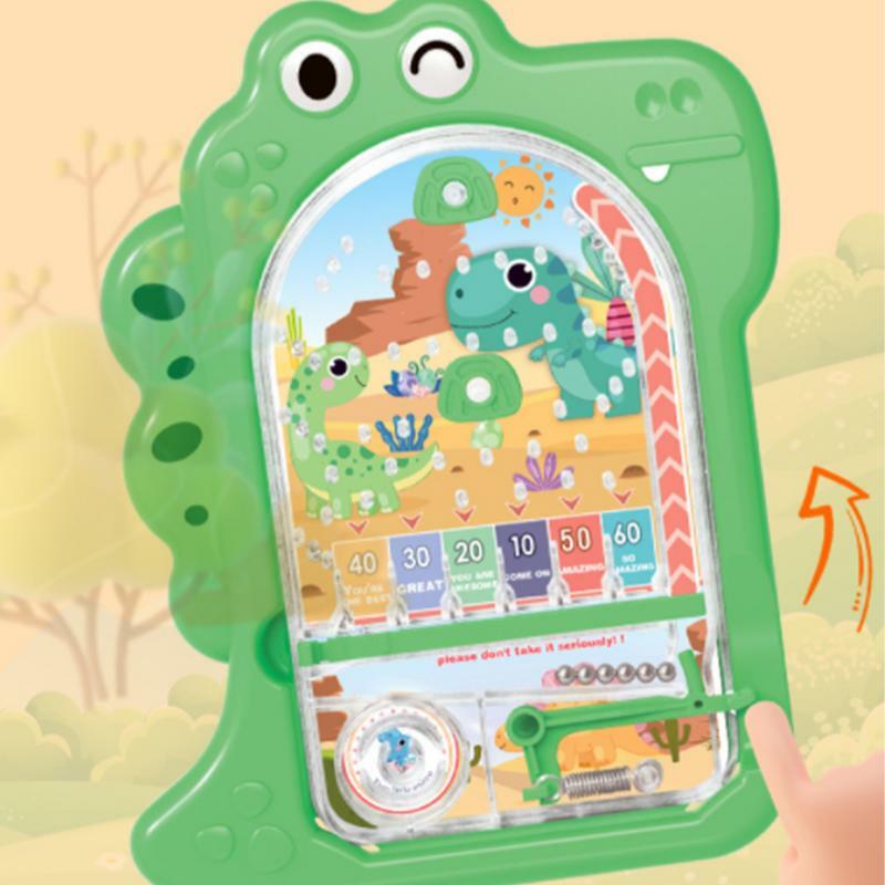 Handheld Pinball Machine Pinball Machine Toy with Cute Cartoon Design Interactive Handheld Games for Travel Arcade Toy