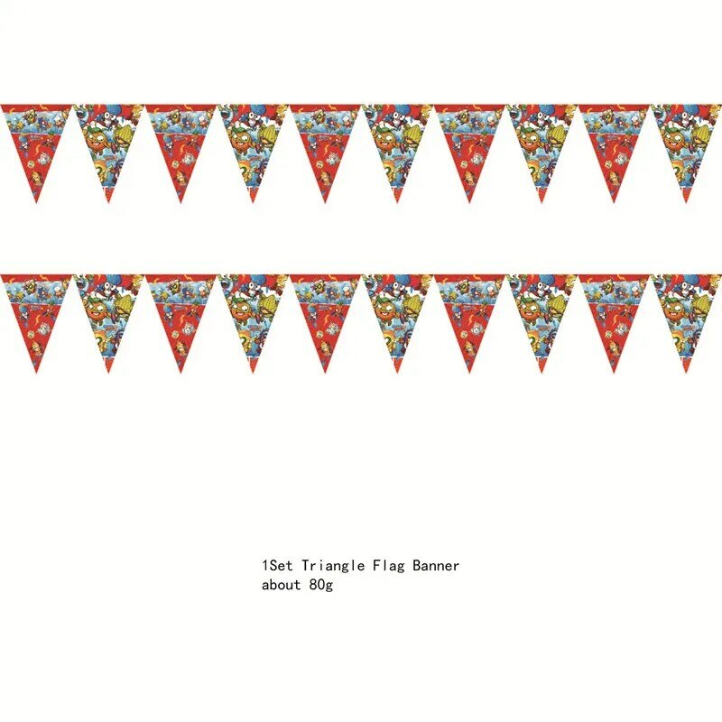 Superzings tema festa di compleanno decorazione forniture piatti tazza bandiera tovaglioli stoviglie usa e getta forniture Set giocattoli per bambini regalo