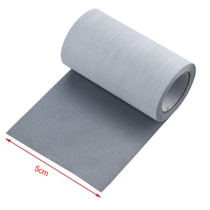 Reflective Polyester Fabric Tape, DIY Warning Safety Strip, Costura em roupas