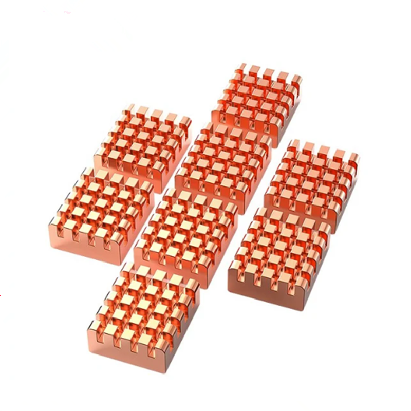 4/8pcs Pure Copper Heatsink Video Memory Module Heat Sink Radiator Cooler Cooling Plate Videocards Chips Heatsink