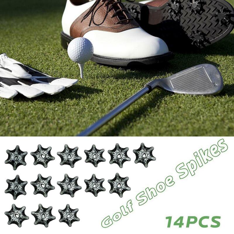 Sapato de golfe Spikes substituições para a maioria dos modelos, Golf Shoes Tooth, fácil instalar