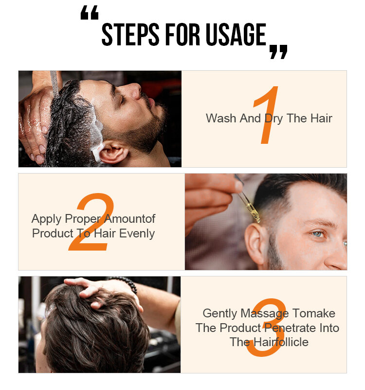Serum penumbuh rambut cepat, jahe alami Anti rambut rontok minyak esensial untuk pria wanita perbaikan Baldhead rusak perawatan akar rambut