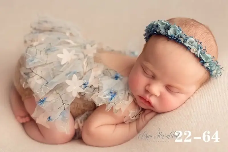 Rekwizyty fotograficzne dla noworodka czapka dziecko koronkowe kombinezony body fotografia dziewczyna sukienka sesja zdjęciowa kostium