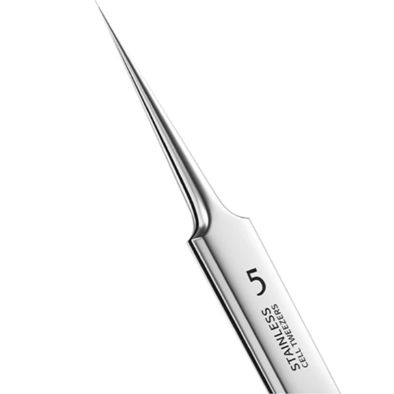 German Ultra-fine No. 5 Cell Pimples Blackhead Clip Tweezers Beauty Special Scraping & Acne Needle Tool Pinzas Para Espinillas