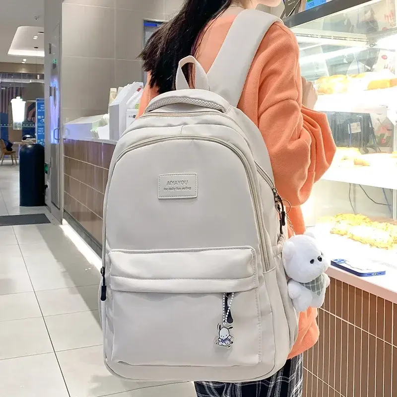 女の子のための防水ランドセル、日本の大学の高校の学生のバックパック、大きな文房具のオーガナイザーバッグ、ラップトップとブック