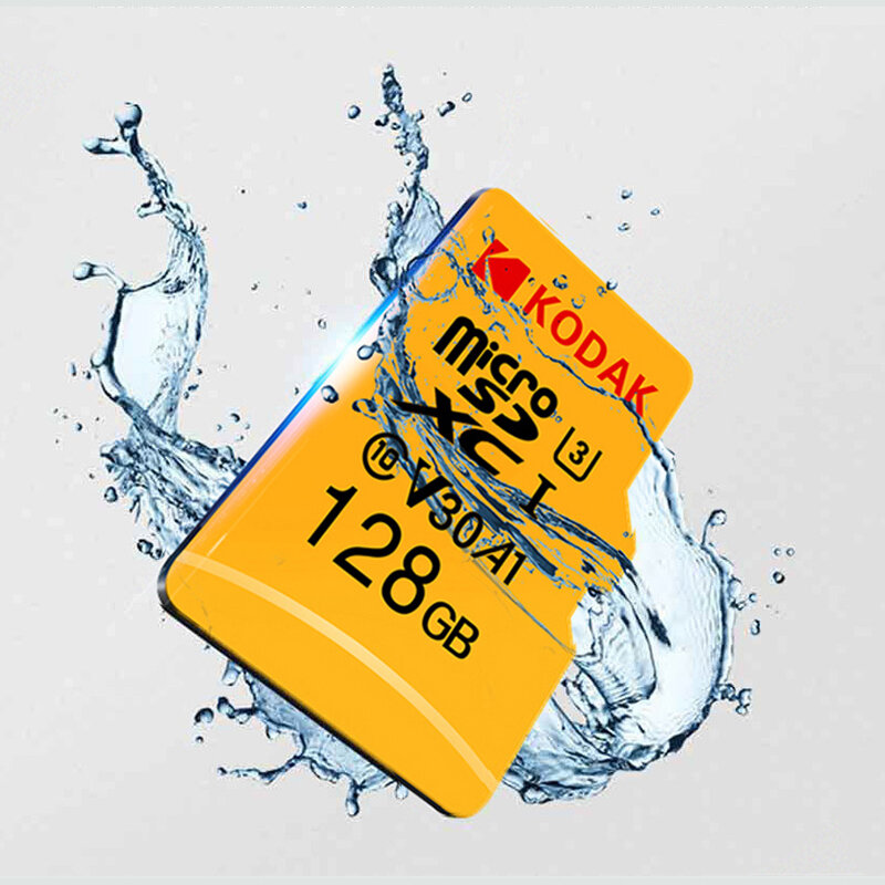 Kodak micro sd karte speicher karte klasse 10 128gb 4k hoch geschwindigkeit cartao de memoria flash speicher tf mecard c10