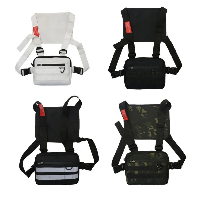 Chest Bag Waterproof Storage Waist Pouch Portable Outdoor Sports Fishing Camping Picnic Baking Sunglasses Pocket White