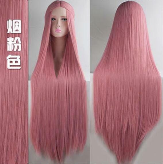 Длинный парик для косплея 100 см, парики из высокотемпературного волокна, синтетические парики для косплея, Искусственные парики