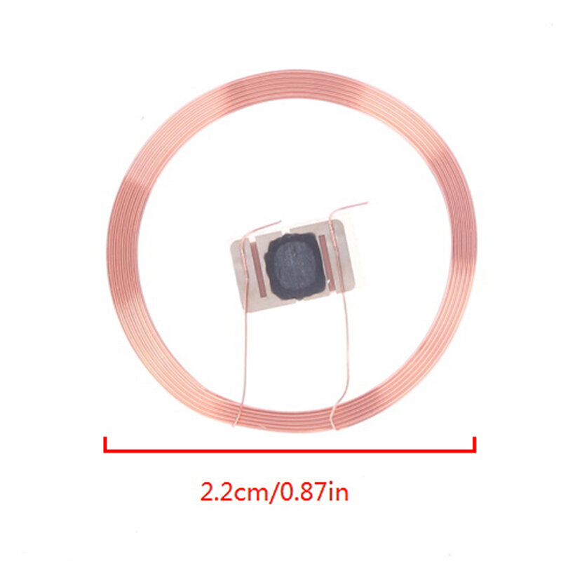 Chip Keyfob mutável regravável, RFID bobina auto-adesiva, Cartão IC UID, 13.56MHz, 5pcs