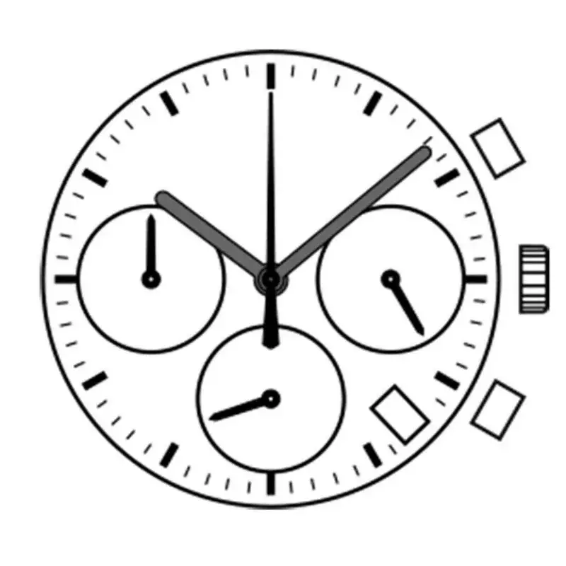 นาฬิกาควอทซ์เคลื่อนไหว OriginalVK63 6ขาอุปกรณ์เสริมนาฬิกาเคลื่อนไหว VK63A ใหม่เอี่ยมสไตล์ญี่ปุ่น