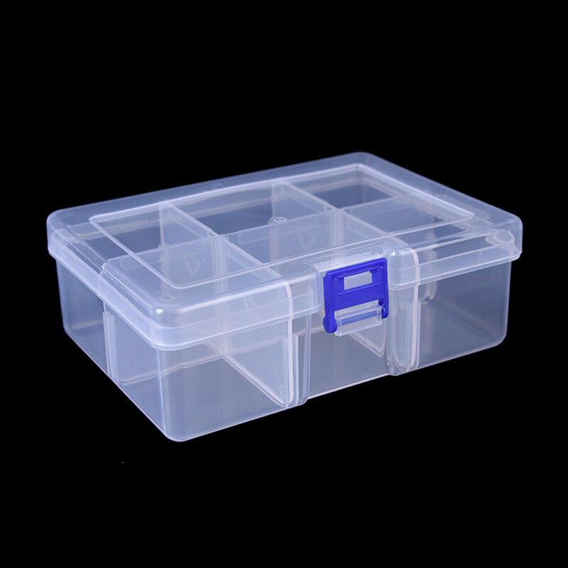 HOT!2020 Lure Case Tackle Container Transparent Storage Tool Fishing Tackle Box 6 Compartments Durable Multifunctional Bait Box