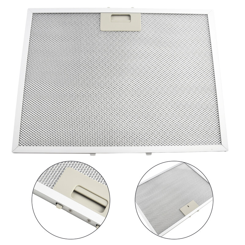 Filtration Optimize Range Hood Performance Silver Cooker Hood Filters Metal Mesh Extractor Vent Filter 400 x 300 x 9mm