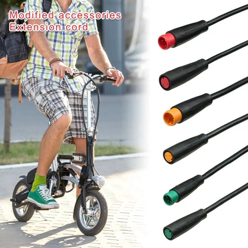 Bafang-Connecteur de base noir pour vélo électrique, câble étanche, broche d'affichage, accessoires Ebike, 2 broches, 3 broches, 4 broches, 5 broches, 6 broches