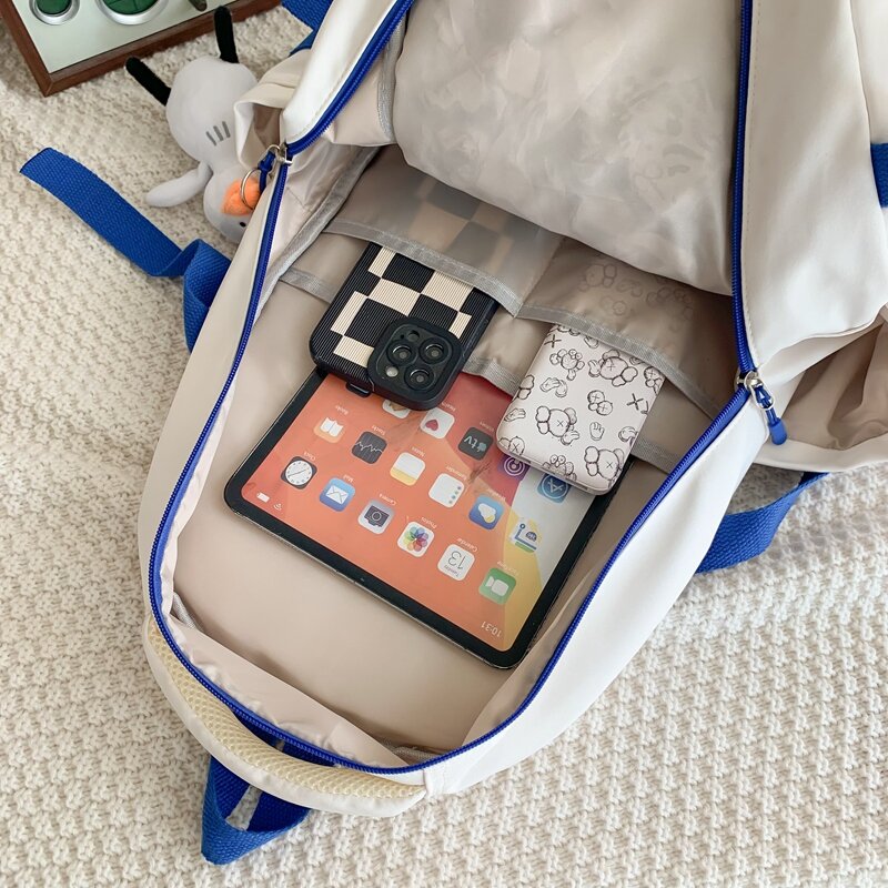 Grande feminino bonito faculdade mochila menina livro de viagem mochila náilon moda senhoras lazer saco do computador portátil dos homens sacos de escola