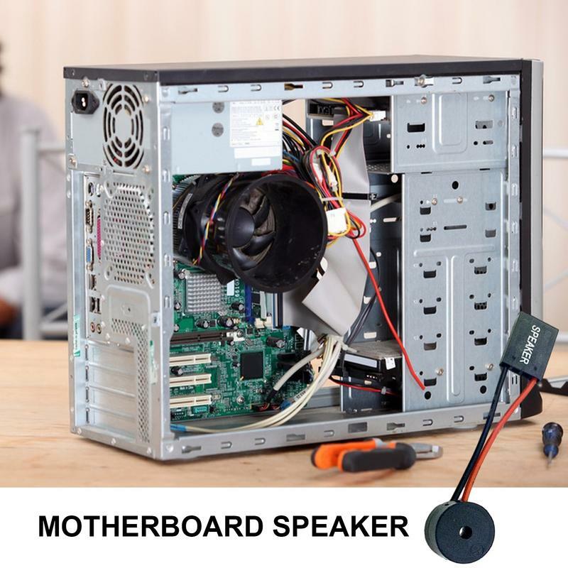 Mini Plug Speaker untuk komputer PC Motherboard Case Buzzer Board bip Alarm Mini Onboard Case untuk sistem keamanan