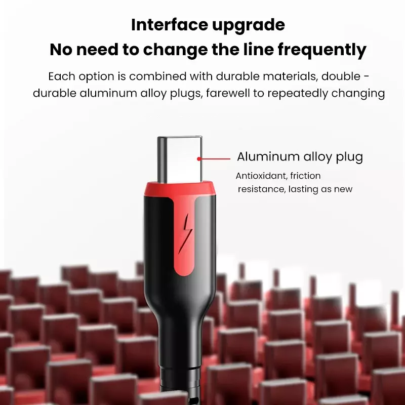Kabel pengisi daya Cepat 3 In 1, untuk iPhone Huawei Xiaomi mikro USB Tipe C Port USB beberapa