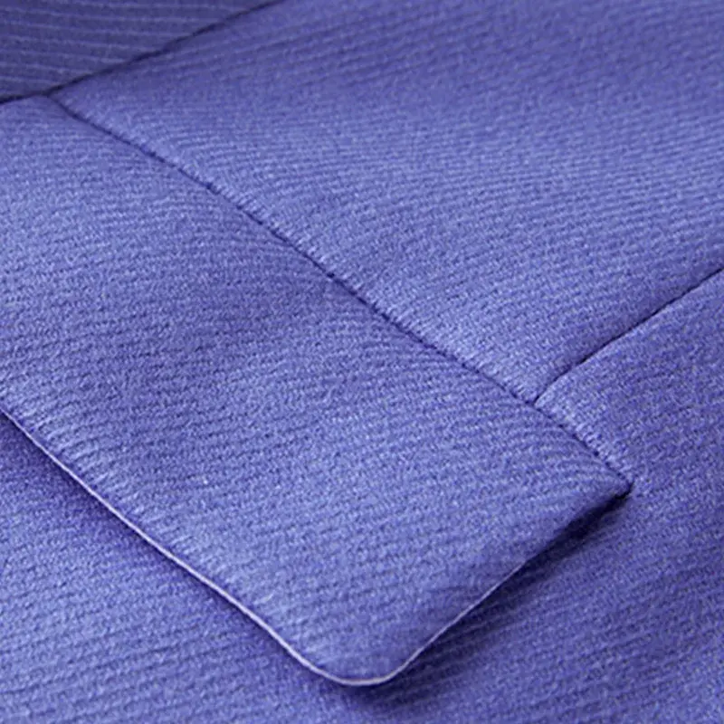 Traje púrpura de 1 pieza para mujer, Chaqueta de manga dividida, elegante, Formal, para oficina, ropa de trabajo, abrigo de negocios de un solo pecho