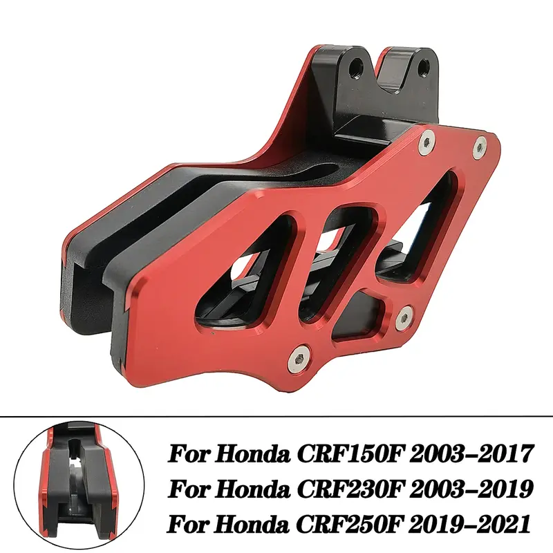 Pelindung rantai sepeda motor CNC, untuk Honda CRF150F CRF230F CRF250F CRF 150F 230F 250F Enduro