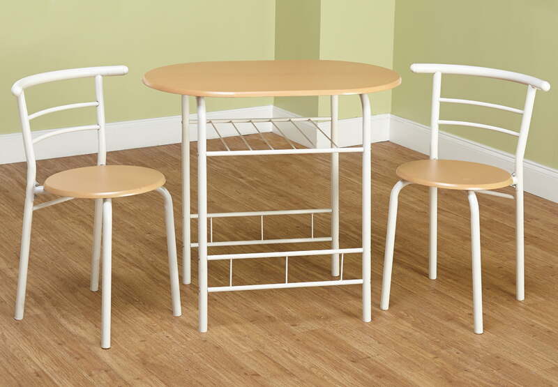 Столовый набор из 3 предметов для бистро, набор столовых приборов для паба с 2 стульями, наборы столов с железной рамой и высокой высотой, натуральные