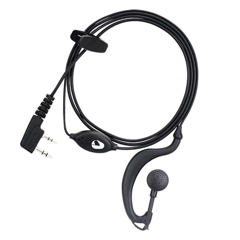 Walkie Talkie Headset Kopfhörer K-Plug verdrahtet Zwei-Wege-Amateurfunk Ohrhörer für BF-888S UV5R Walkie Talkie 992 Ohr bekleidung