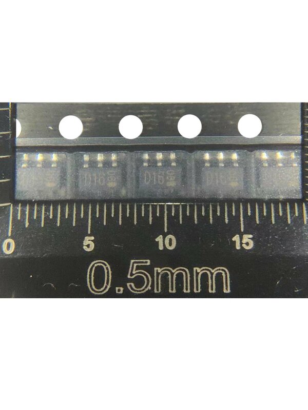 50 buah/lot IMD16AT108 TRANS NPN/PNP PREBIAS 0.3W Transistor Digital SMT6