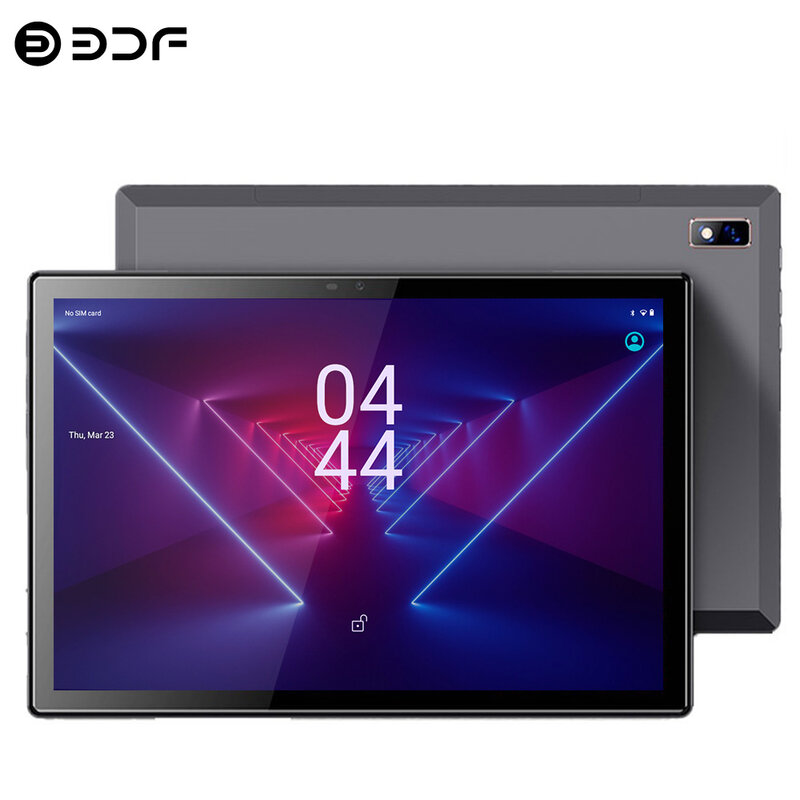 Tablet Android 12, baru 10.1 "Pc Octa Core 8GB RAM 256GB ROM AI Speed-up Tablet Android 12 ponsel Google 4G LTE Dual SIM Wifi