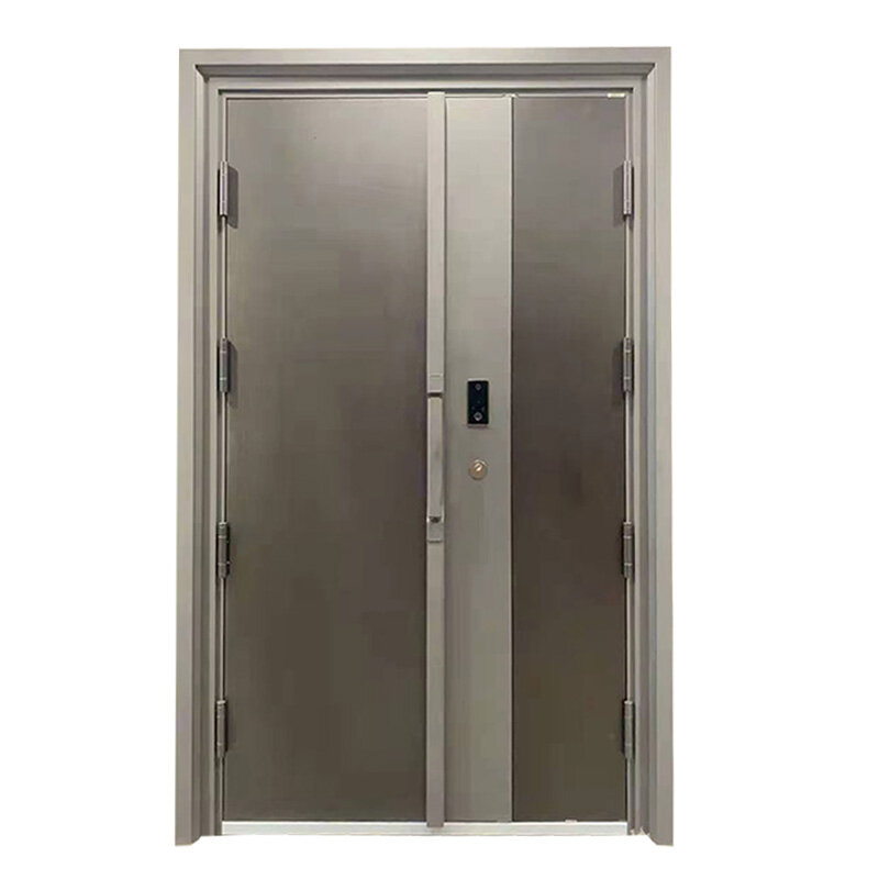 High Quality Hot Galvanizing Excellent Corrosion Resistance Steel Security Metal Entrance Door