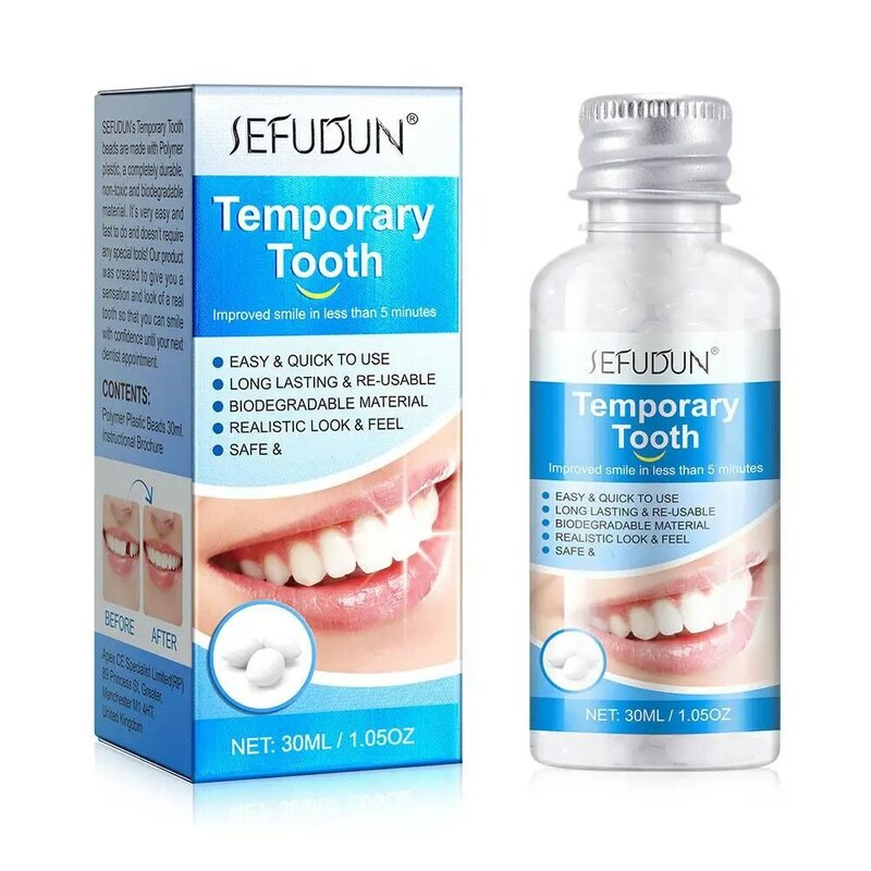  Teething Gum Temporary Tooth Kit Repair Teeth Filling Teeth Glue Gaps Adhesive Beauty Denture Teeth Whitening F I2W1