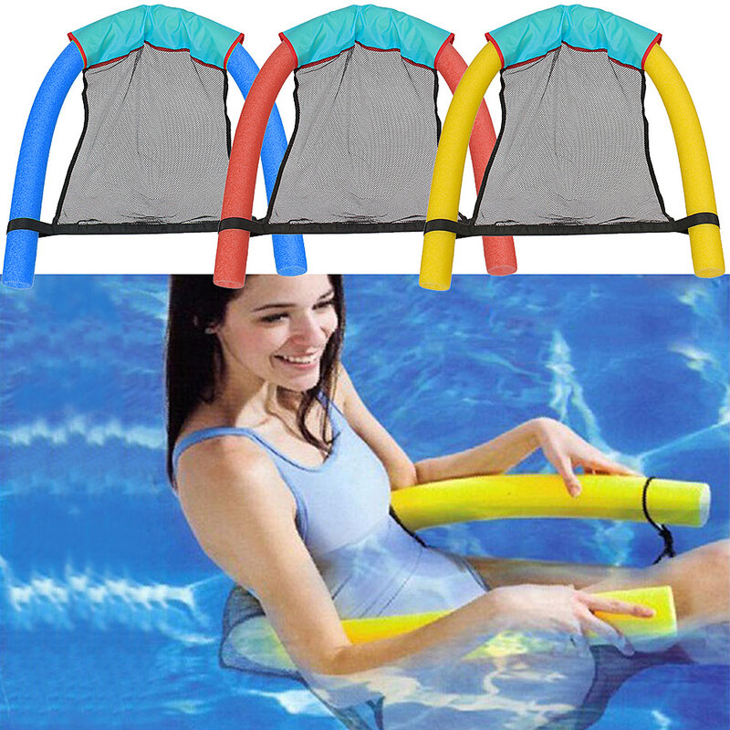 Amazing Floating Chair for Swimming Pool Party Kids Bed Seat Water Relaxation Flodable Swimming Ring Pool Toys Noodle Chair