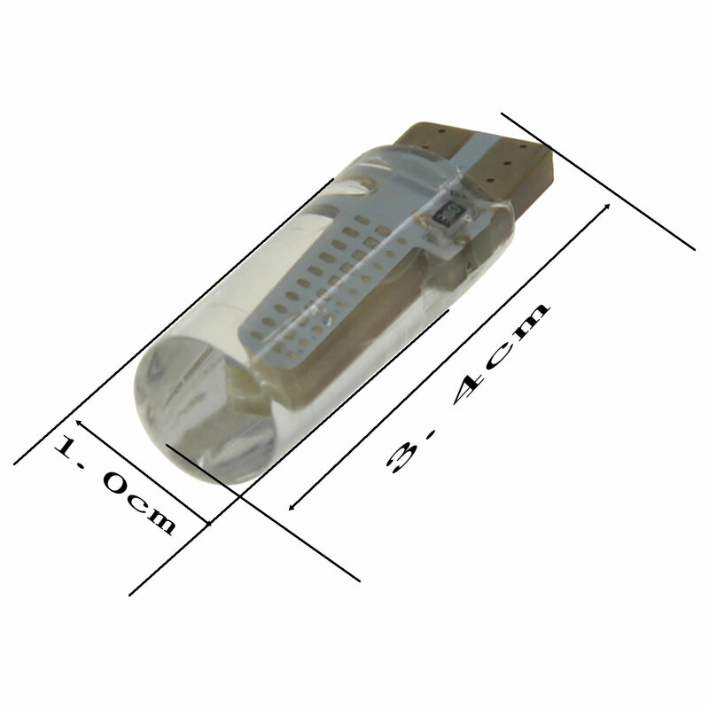 Intérieur (carte/dôme) de Gel doux, 1 pièce rouge Auto T10 W5W, 20 émetteurs COB SMD LED 184 192 193 Z20411