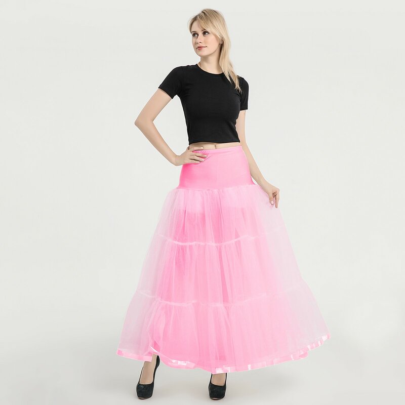 Women's Half Body Skirt Solid High Waist Mesh Elegant Versatile Half Dress 2024 Summer Fashion Oversize Ankle-Length Skirts