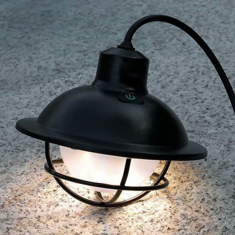 Outdoor Camping Lamp 1200mАh Rechargeable Tent Lamp Long Battery Life TYPE-C Fast Charge 200lm IPX4 Waterproof Camp Lantern