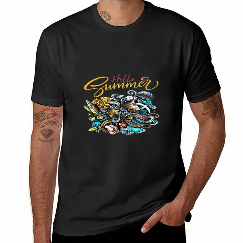 Hot summer T-shirt quick drying tees sports fans tshirts for men