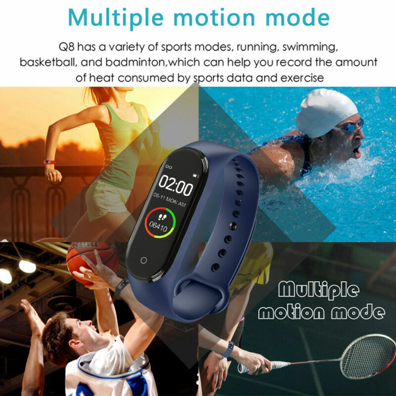 Relógio digital masculino moda inteligente passo contagem rastreador esportes à prova dwaterproof água feminino pulseira para masculino feminino crianças horas m4 m3 hodinky