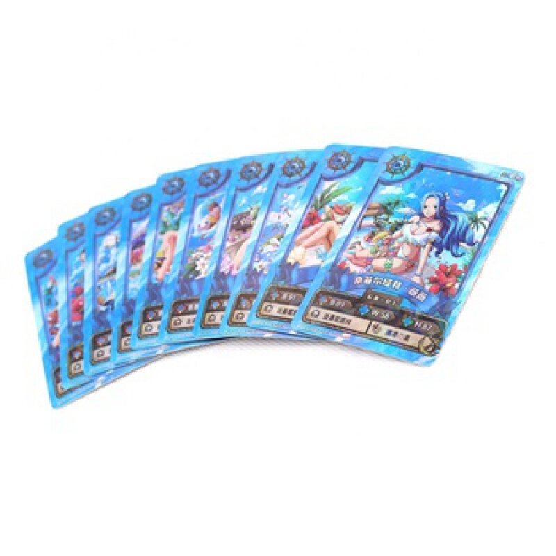 Personalizado. Producto personalizado Anime Sexy juego de cartas comerciales para adultos, lindas hojas de papel de chica desnuda japonesa, embalaje de papel de aluminio, tarjetas comerciales