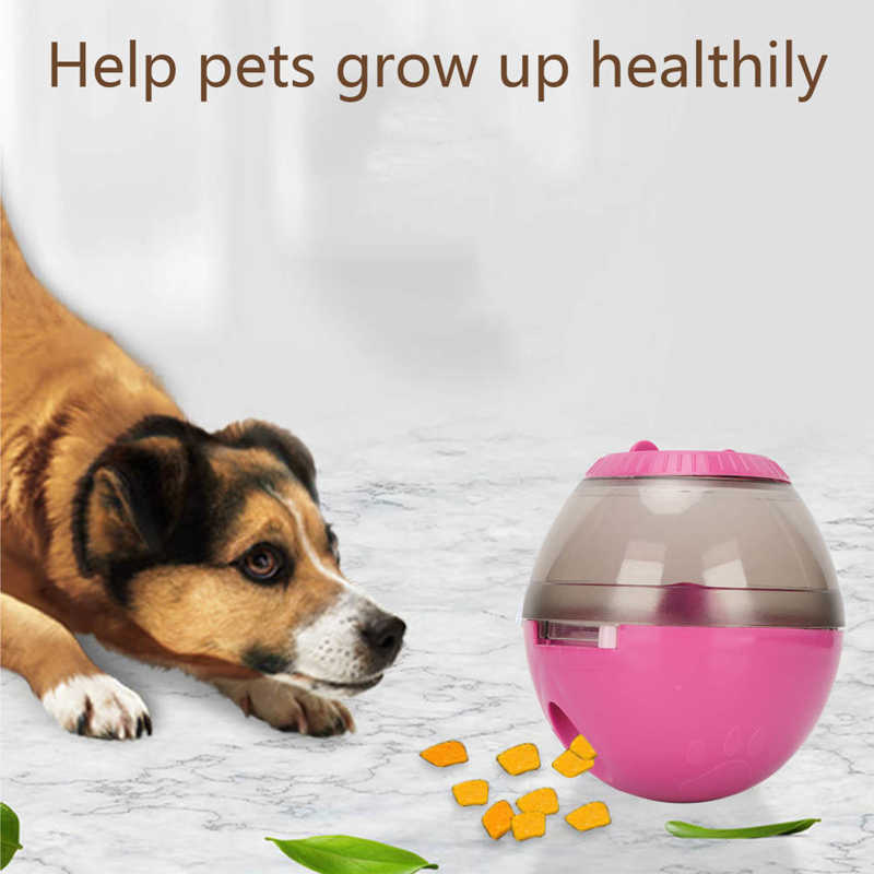 Hund Leckage Spielzeug Ungiftig und Biss Beständig Rolle Feeder Leckage Ball für Hunde und Katzen Kauen Knochen Pantoffel Quietschende hund Spielzeug