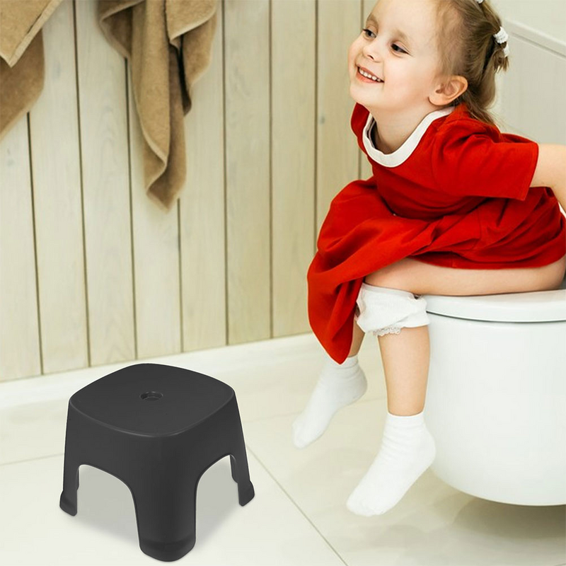 2 Pcs Low Stool Plastic Foot Toddler Step Kids Footrest Toilet Stepping Bathroom